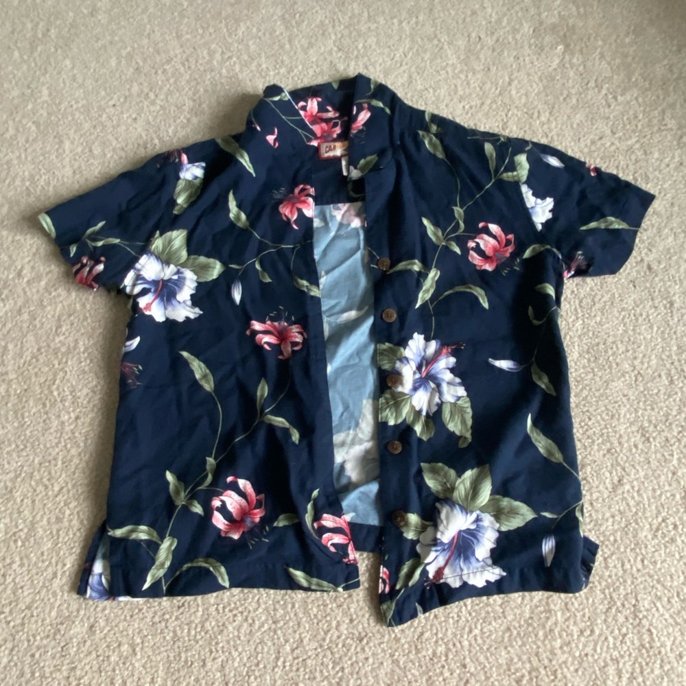 Blue Hawaiian shirt
